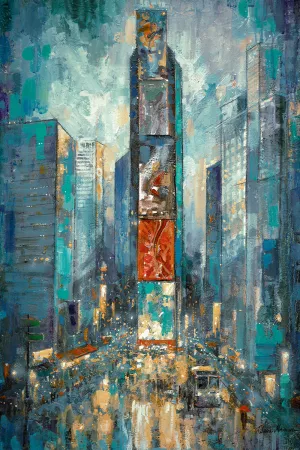 City of Lights by Ruane Manning Oil Painting