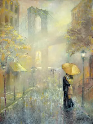 City Romance II by Ruane Manning Oil Painting
