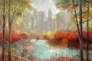City View by Ruane Manning Oil Painting