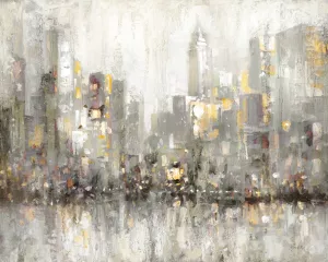Cityscape Abstract by Ruane Manning Oil Painting