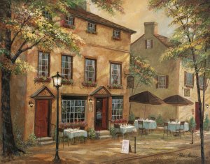 Colleen's Pub by Ruane Manning Oil Painting