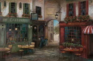 Courtyard Ambiance by Ruane Manning Oil Painting