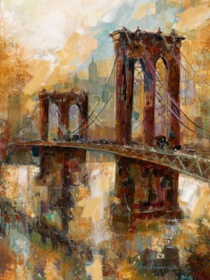 Crossing Memories by Ruane Manning Oil Painting