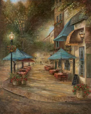 Dappled Sidewalks Oil Painting by Ruane Manning - Bestsellers