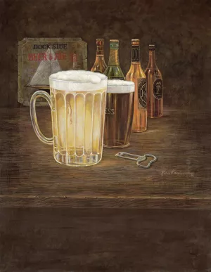 Dockside Beer by Ruane Manning Oil Painting