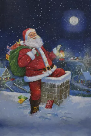 Down The Chimney by Ruane Manning Oil Painting
