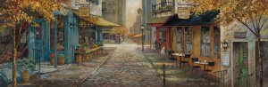 Embracing City Charm by Ruane Manning Oil Painting
