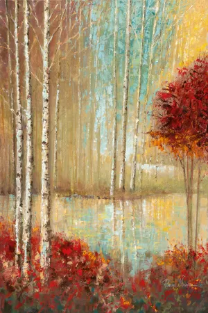 Emerald Pond Oil Painting by Ruane Manning - Bestsellers