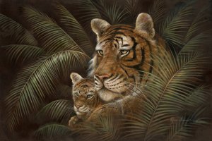 Endangered Love by Ruane Manning Oil Painting