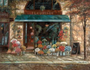Fleuriste Revisited by Ruane Manning Oil Painting