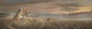 Forever Safe by Ruane Manning Oil Painting