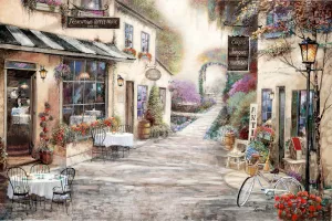 Frenchtown Market by Ruane Manning Oil Painting