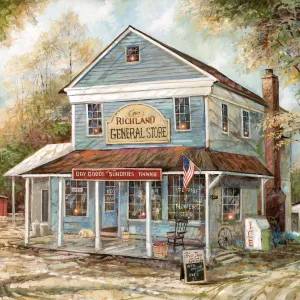 General Store by Ruane Manning Oil Painting