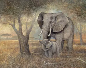 Gentle Touch by Ruane Manning Oil Painting