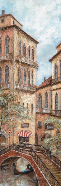 Holiday in Venice I by Ruane Manning Oil Painting