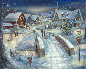 Home For The Holidays by Ruane Manning Oil Painting