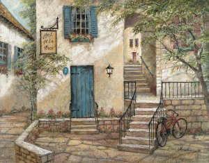 Hotel de la Place by Ruane Manning Oil Painting