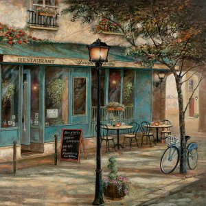 Jardin Notre Dame II by Ruane Manning Oil Painting