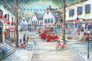 Liberty Lane by Ruane Manning Oil Painting