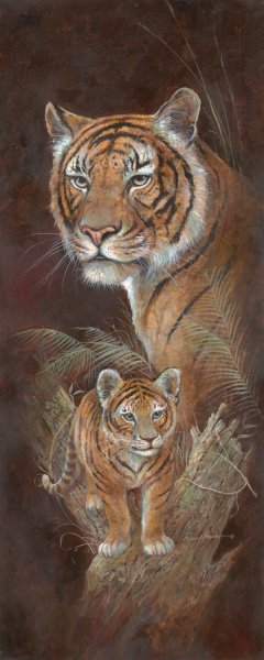Love and Protection by Ruane Manning Oil Painting