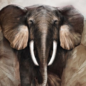 Majestic Encounter by Ruane Manning Oil Painting