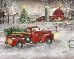 Making Christmas Memories by Ruane Manning Oil Painting