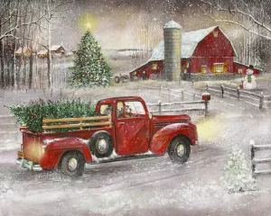 Making Christmas Memories Oil Painting by Ruane Manning - Contemporary