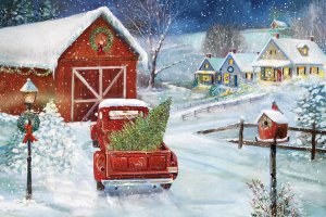 Making Holiday Memories by Ruane Manning Oil Painting