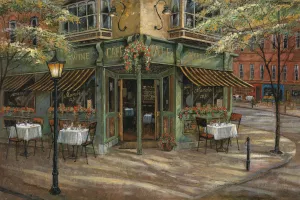 Mandi's Café by Ruane Manning Oil Painting