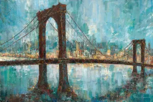 Manhattan Memories Oil Painting by Ruane Manning - Contemporary