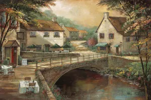 Michael's Pub & Grill by Ruane Manning Oil Painting