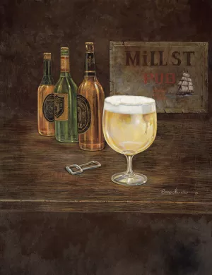 Mill Street Pub by Ruane Manning Oil Painting