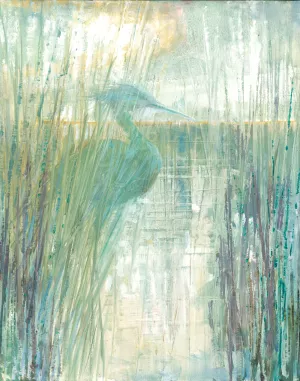 Morning Egret I Oil Painting by Ruane Manning - Bestsellers