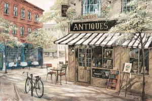 Neighborhood Antiques by Ruane Manning Oil Painting