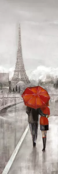 Paris Stroll by Ruane Manning Oil Painting