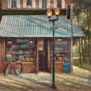 Pastry Shop by Ruane Manning Oil Painting
