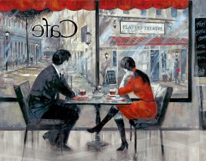 Player's Theatre by Ruane Manning Oil Painting