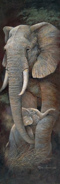 Protective Care by Ruane Manning Oil Painting