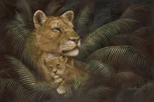 Protective Love by Ruane Manning Oil Painting