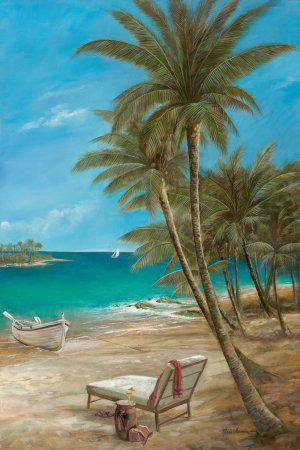 Relaxing Interlude by Ruane Manning Oil Painting