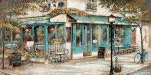 Rue du Jardin by Ruane Manning Oil Painting