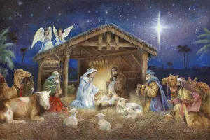 Silent Night, Holy Night by Ruane Manning Oil Painting