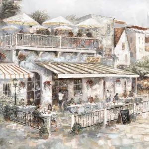 Soft Café I by Ruane Manning Oil Painting