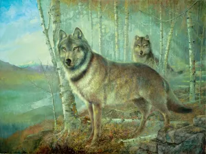 Soul Mates by Ruane Manning Oil Painting