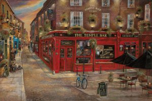 Temple Bar by Ruane Manning Oil Painting