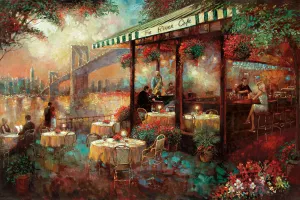 The River Café by Ruane Manning Oil Painting