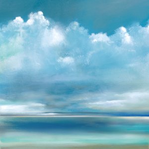 Tranquil Seas II by Ruane Manning Oil Painting