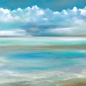 Tranquility By The Sea II by Ruane Manning Oil Painting