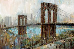 View From The Promenade by Ruane Manning Oil Painting
