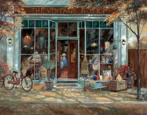 Vintage Rose Revisited by Ruane Manning Oil Painting